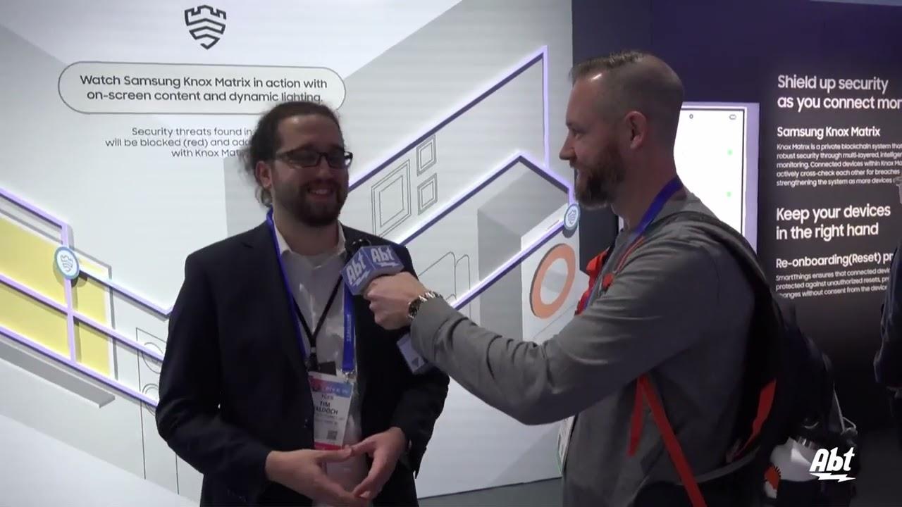 CES 2025: Samsung Knox Matrix &amp; Smart Device Integration Video