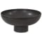 Howard Elliott Ryman Ceramic Large Bowl in Dark Graphite Grey Finish