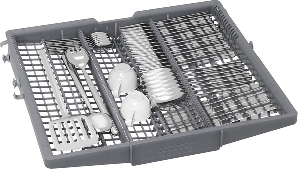 Top Rack Dishes view of Bosch Dishwasher
