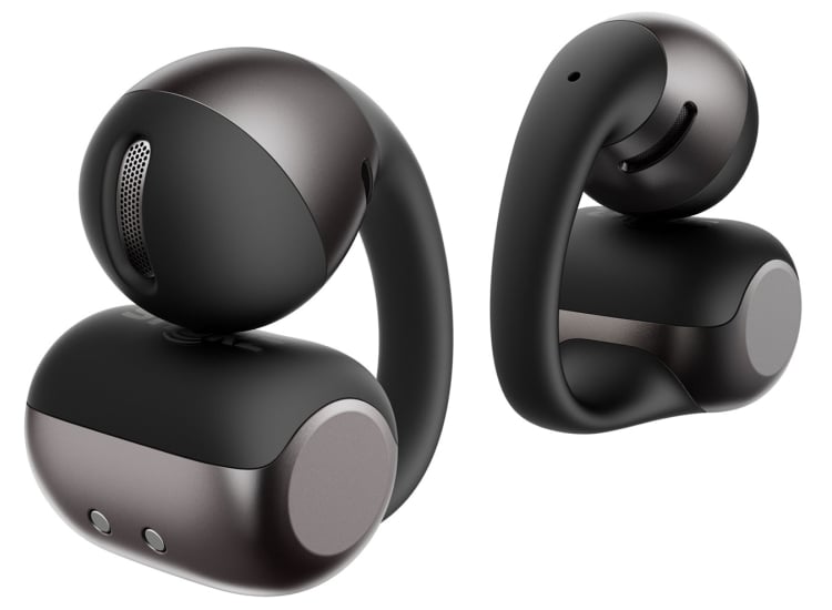 Shokz OpenDots 2 Open-Ear Wireless Earbuds in Black - E320-ST-BK-US