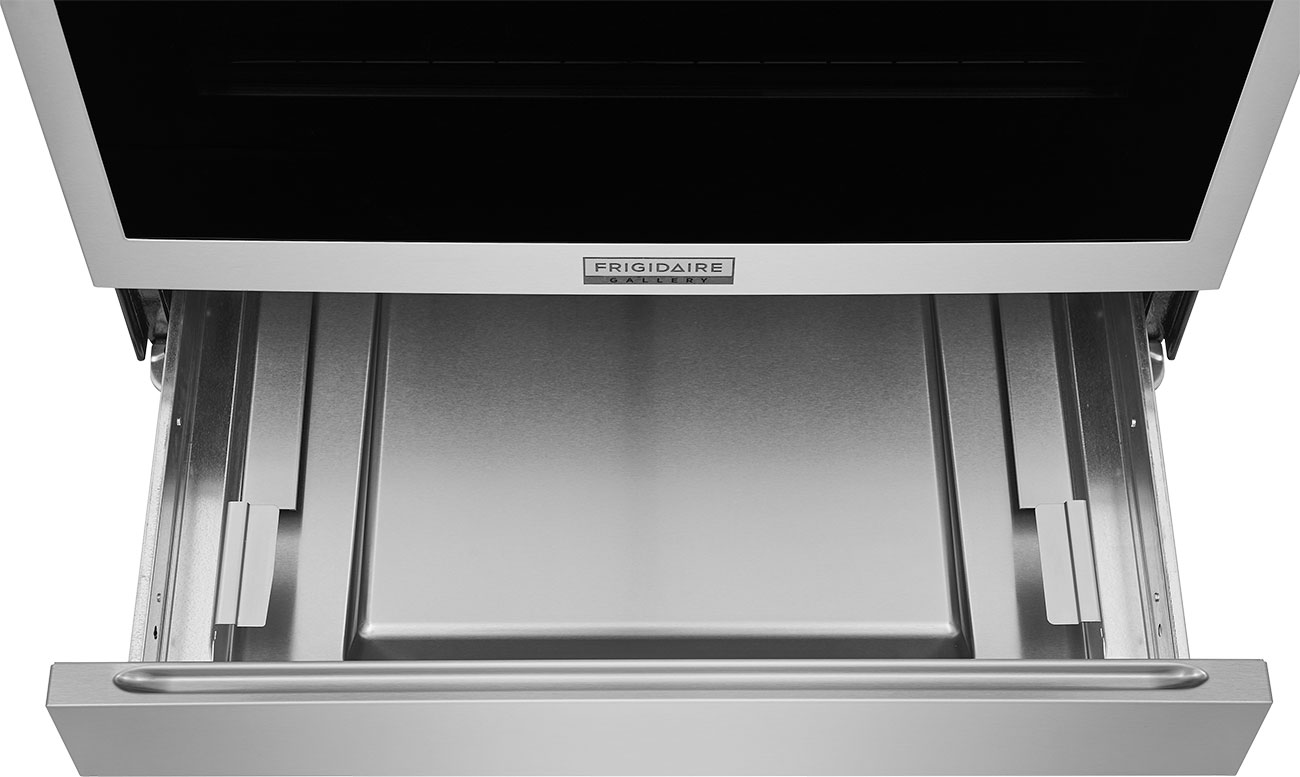 Storage Empty View of Frigidaire Range