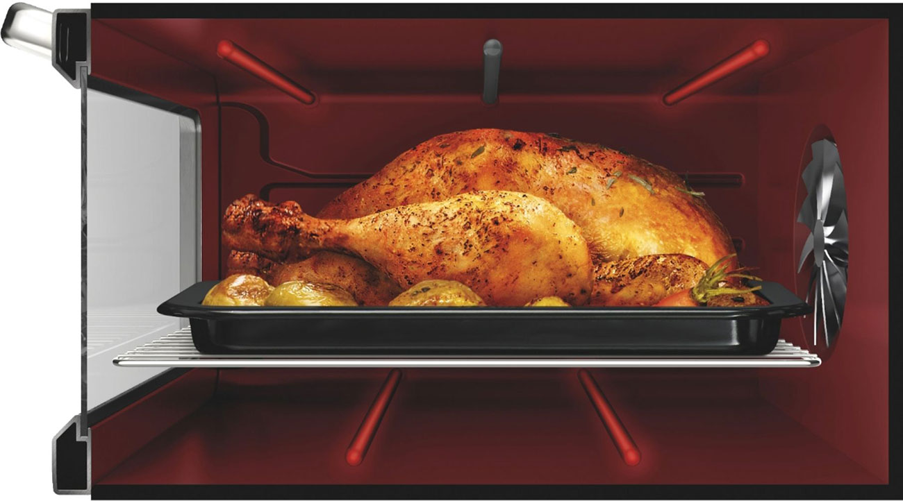 the Smart Oven Air Fryer Side Interior Image