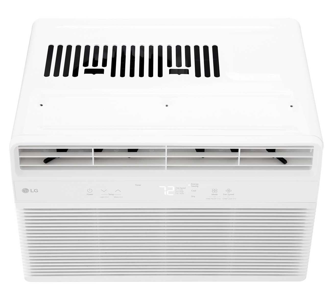 Top Angled view of Window Air Conditioner