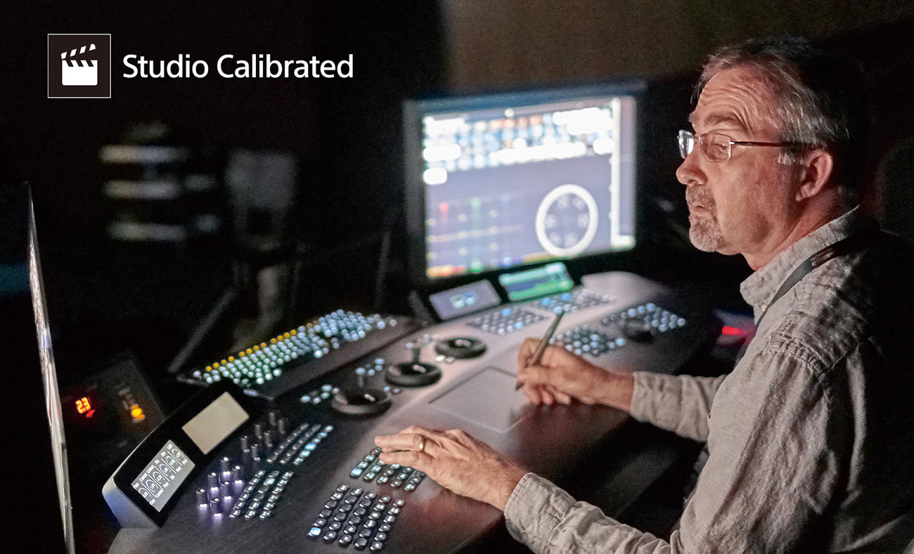 Informative View of Sony 7 4K MiniLED TV Studio Calibration Feature