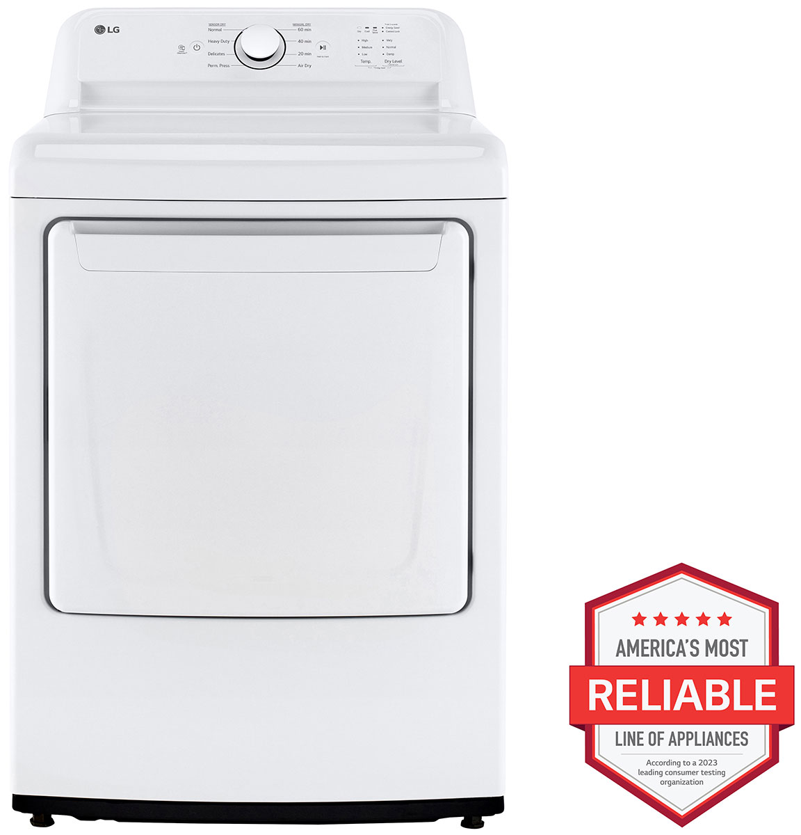 LG - DLG6101W - Gas Dryers