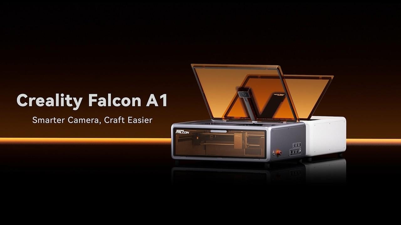 Watch Meet Creality Falcon A1 10W Diode Laser   Your First Laser Machine for DIY!