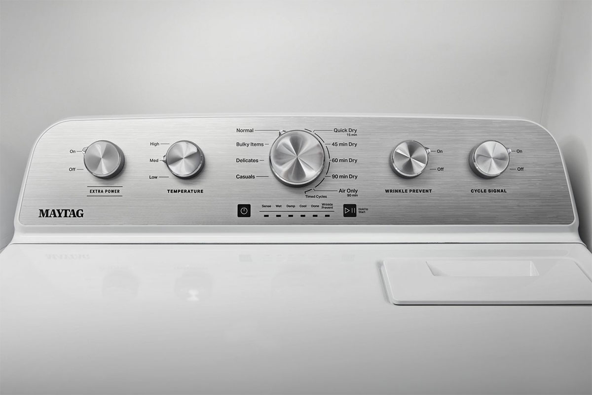Maytag 7 Cu. Ft. White Gas Dryer MGD5030MW Abt