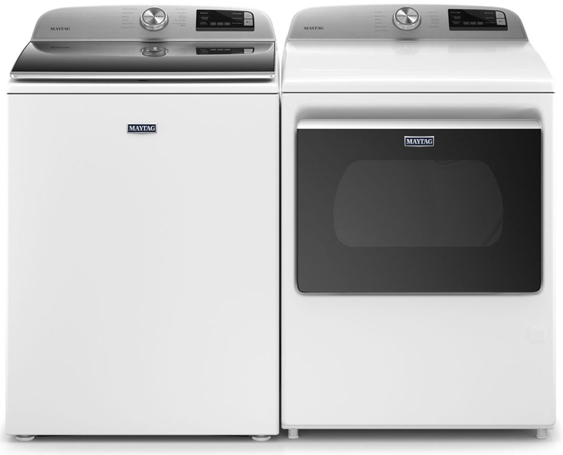 Dryer with a washer.