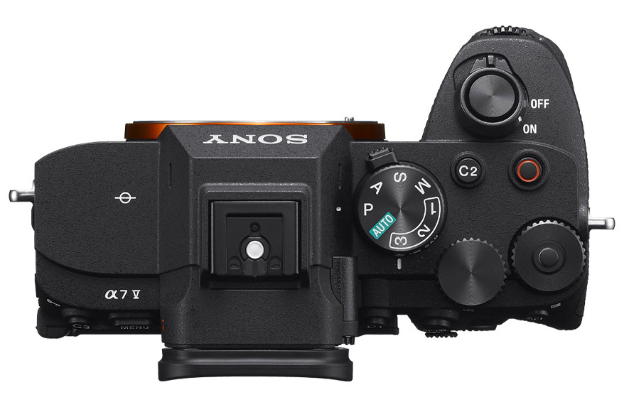 Top View of Sony Camera