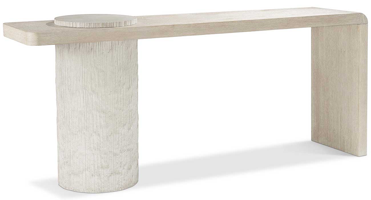 Bernhardt Antibes Console Table in Roz | Pumice