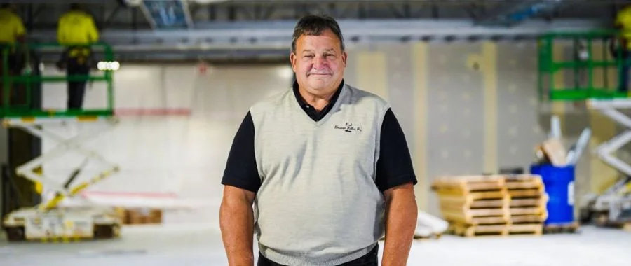 Bob Taylor in the soon-to-be expanded furniture space