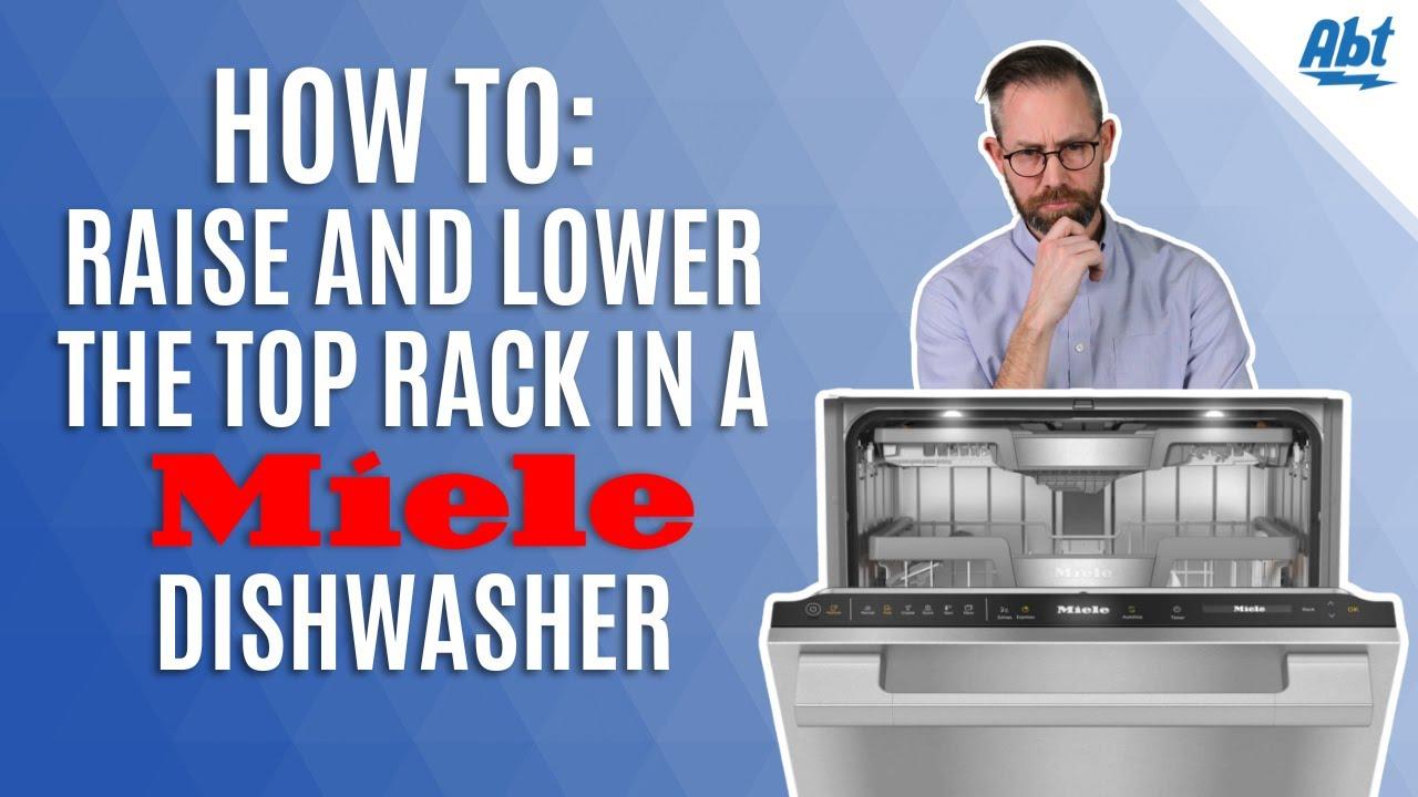 Watch How to Raise and Lower the Top Rack in a Miele Dishwasher