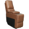 Flexsteel Straight Console Henry in Caramel Leather Finish