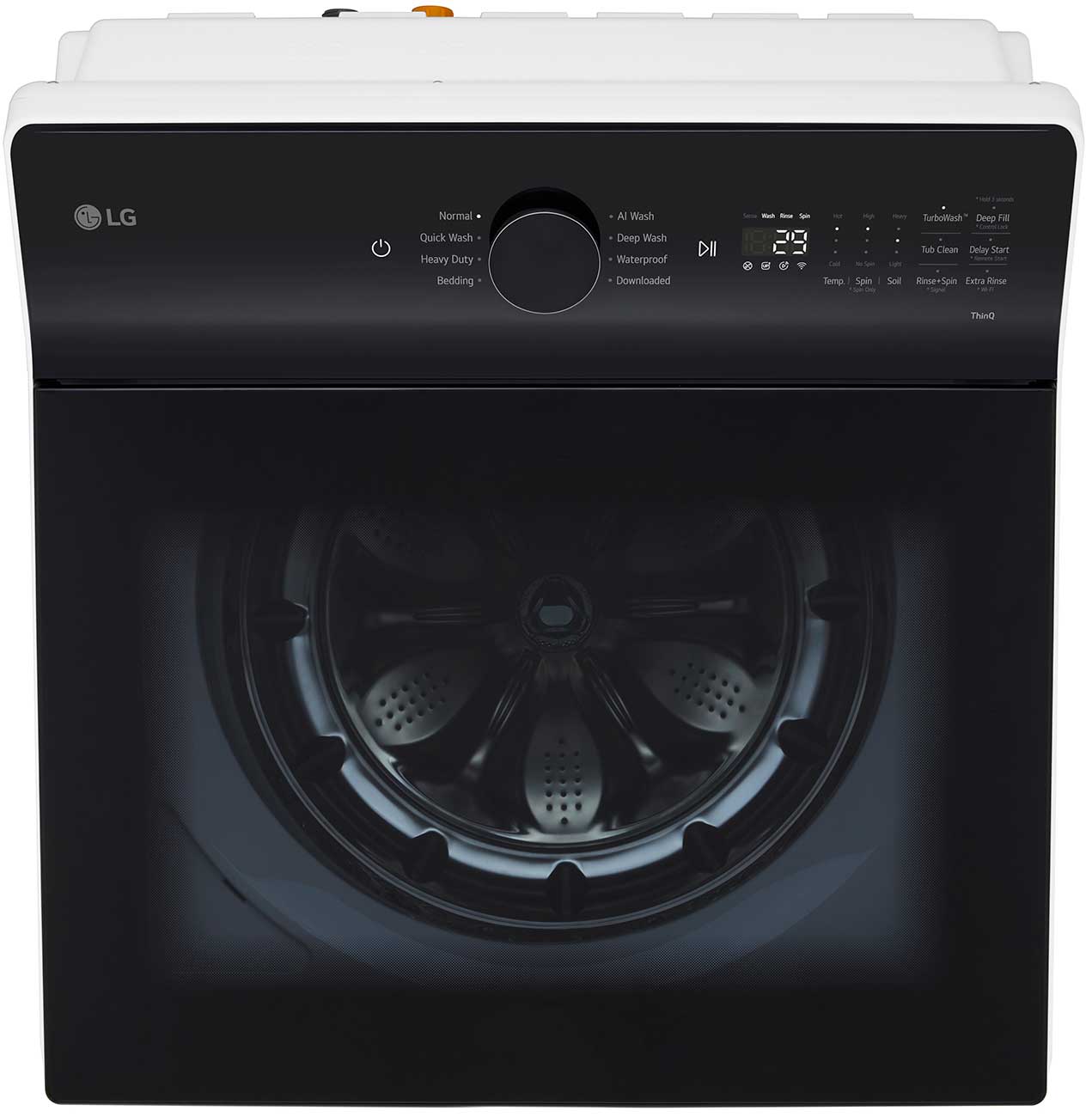 Top view of LG Top Load Washer