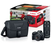 Canon EOS R100 Digital Camera Mirrorless with 75-300mm and 18-45mm Lenses - 6052C111