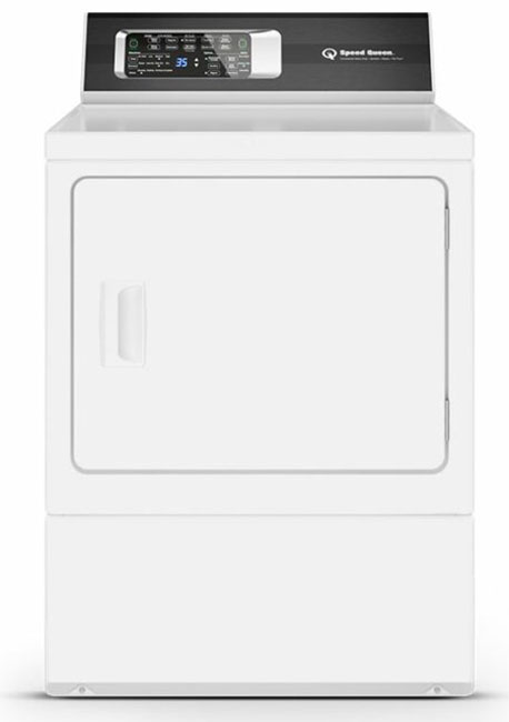 Front of dryer in White.
