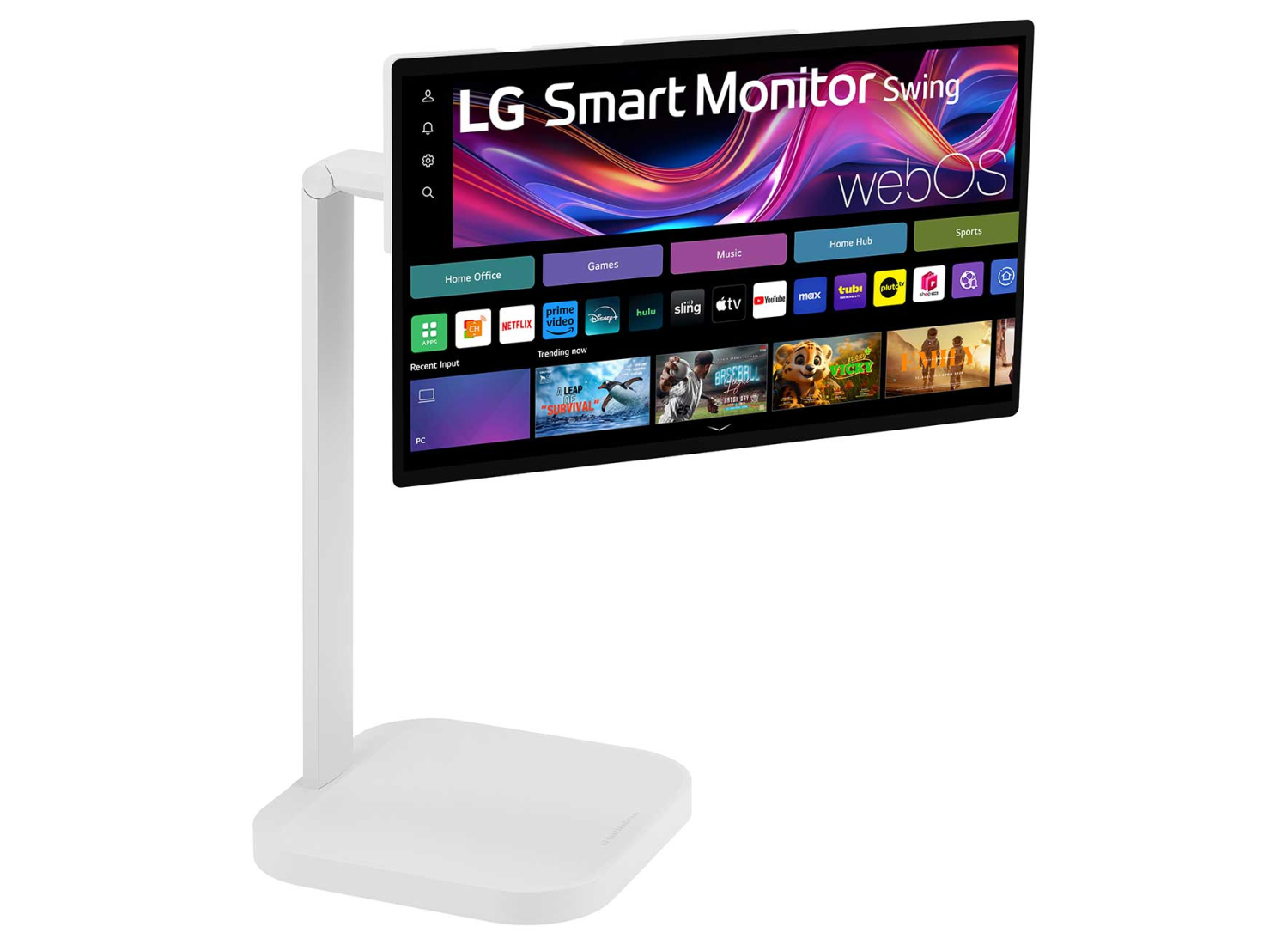 Lg Computer Monitor Inout LG Smart Monitor Swing with an Intuitive Touchscreen | Abt