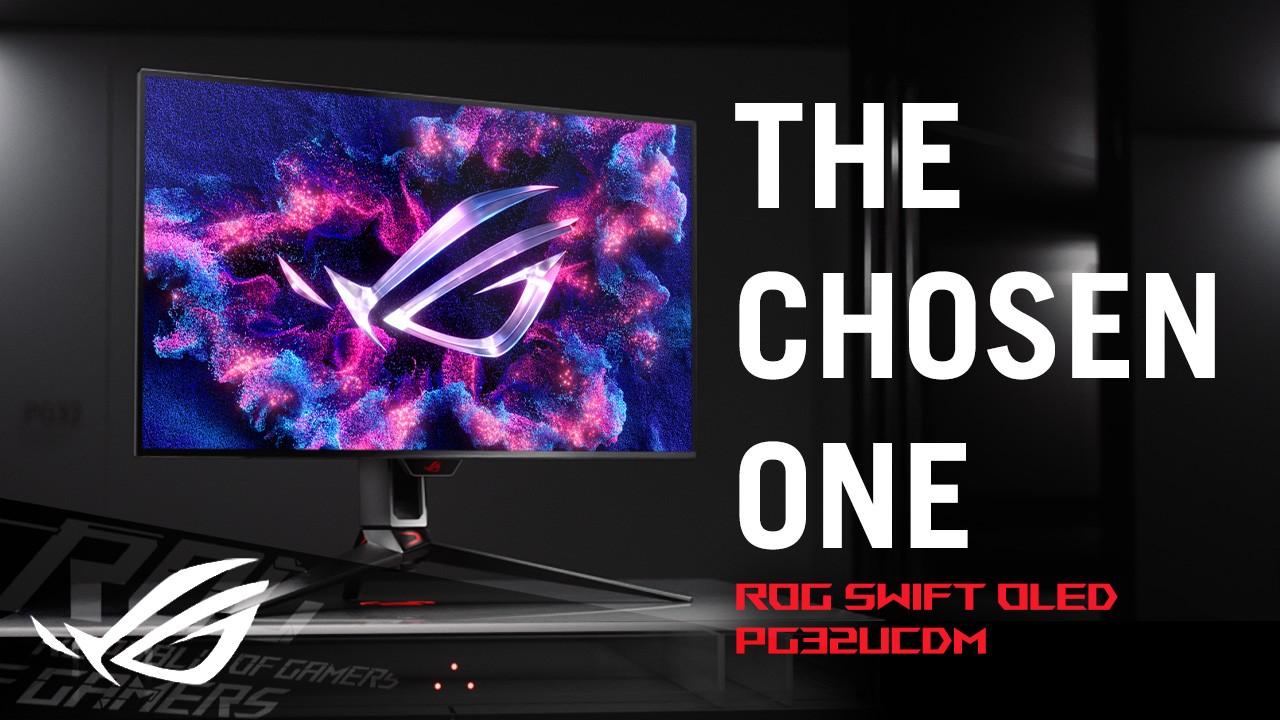 Watch The World's First 32" 4K OLED 240Hz Gaming Monitor - ROG Swift OLED PG32UCDM | ROG