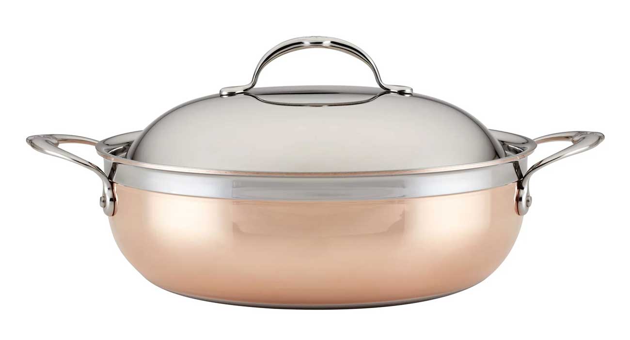 Front view of CopperBond 5-Qt. Dutch Oven