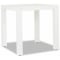 Sunset West Newport Pub Table in Satin White