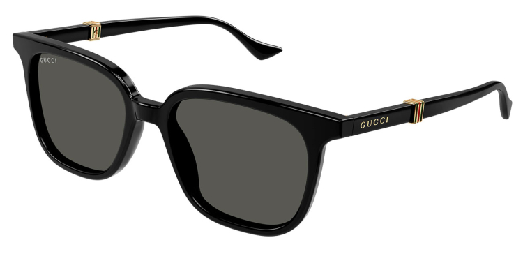 Gucci Lettering Oversized Sunglasses 54mm with Grey Lenses  display picture 1