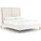 Four Hands Potter Queen Bed in Dover Crescent Fabric