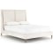 Four Hands Potter Queen Bed in Dover Crescent Fabric