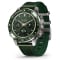 Garmin MARQ Golfer (Gen 3) Modern Tool Smartwatch 47mm in Green Titanium with Jacquard-woven Strap