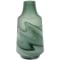 Howard Elliott Teal Swirl Large Vase In Grey Green Finish