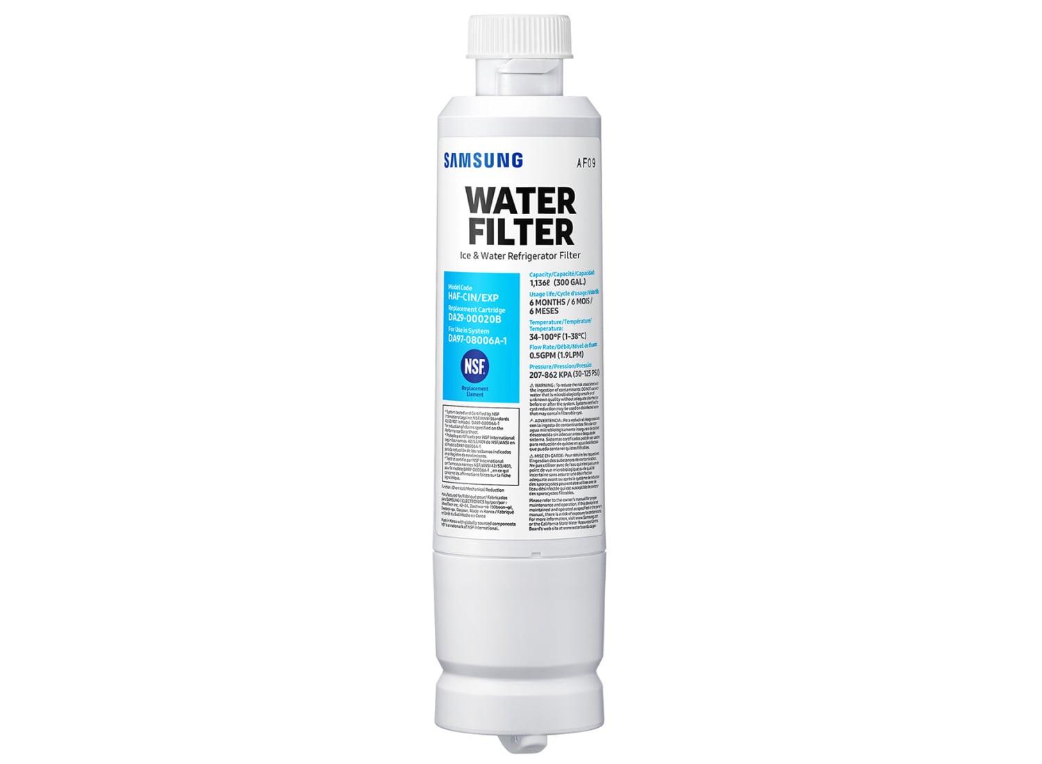 Samsung Refrigerator Water Filter - HAF-CIN/EXP