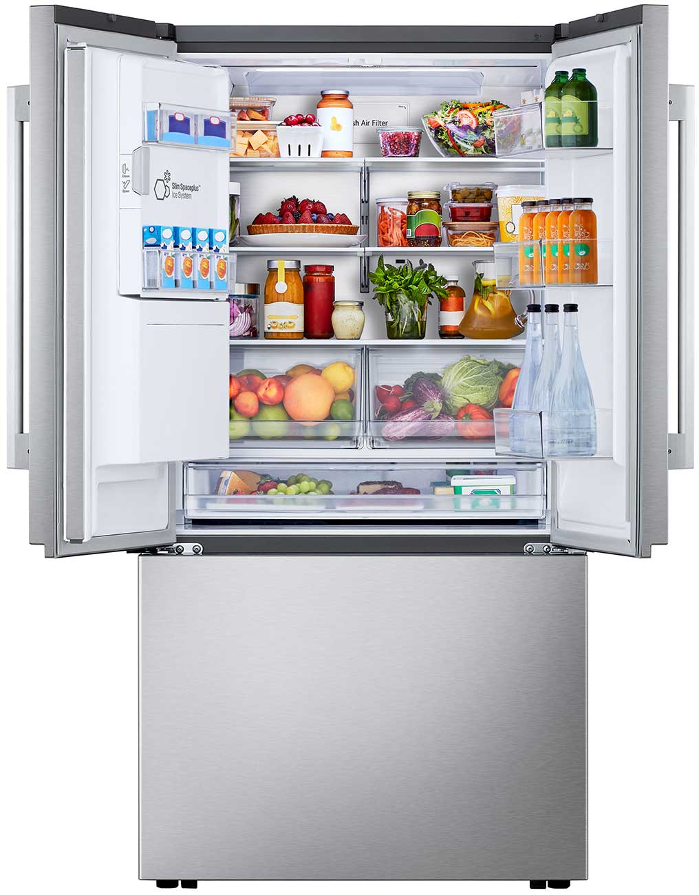 Open with Food view of LG French Door Refrigerator