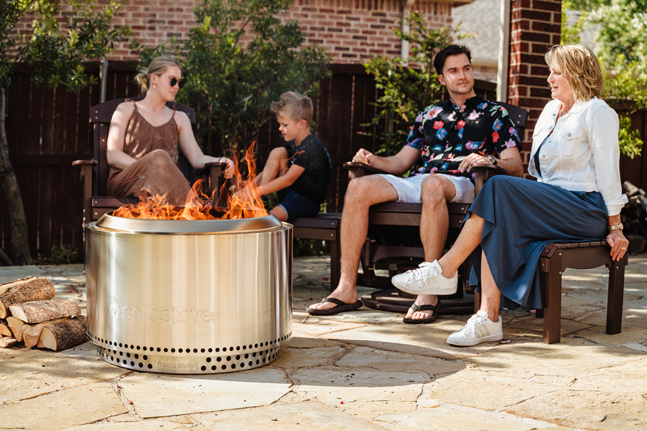 Lifestyle View of People Around Solo Stove Canyon 