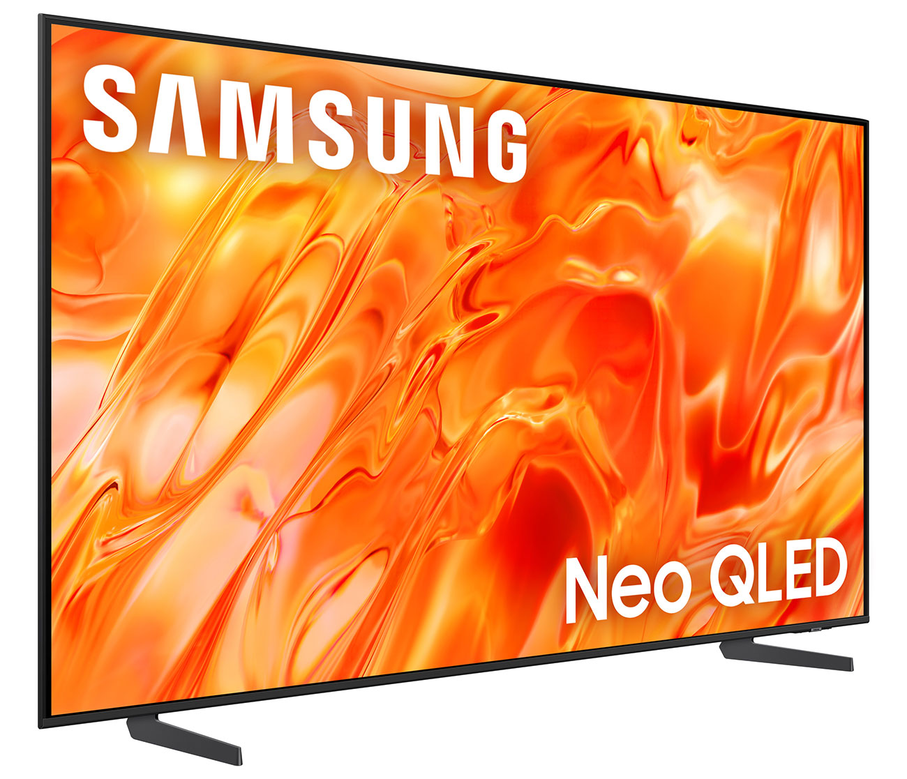 Front Angled View of Samsung TV