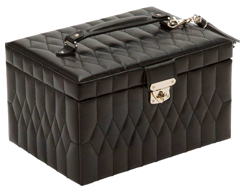 Wolf 1834 Caroline Jewelry Case - Medium - in Black - 329771