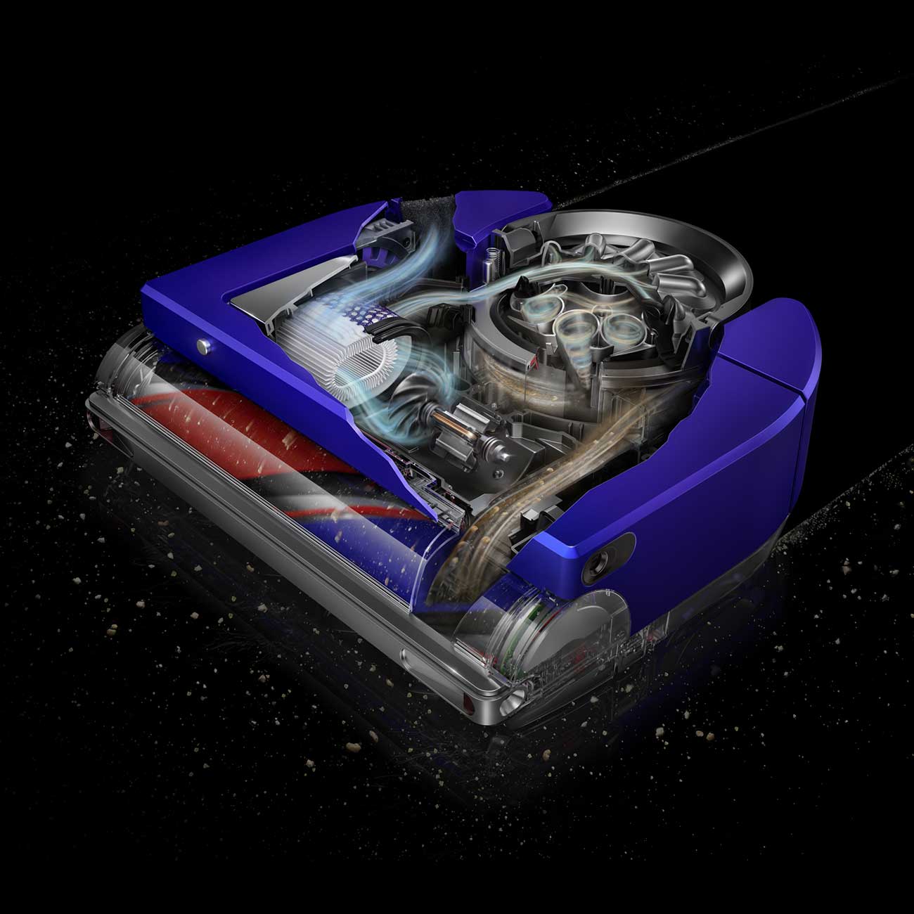 Dyson Robotic Vacuum Interior Detail