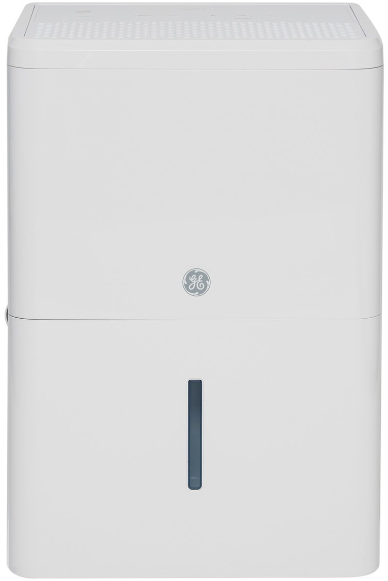 Main Front view of GE Dehumidifier in White