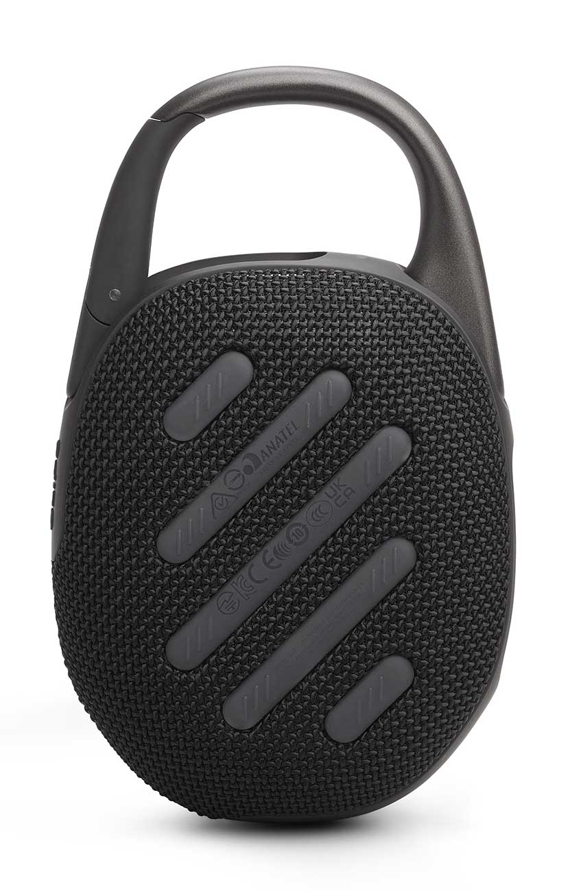 Rear view Portable Clip 5 Speaker