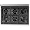 Smeg Portofino Gas Cooktop 36-Inch in Stainless Steel