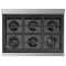 Smeg Portofino Gas Cooktop 36-Inch in Stainless Steel