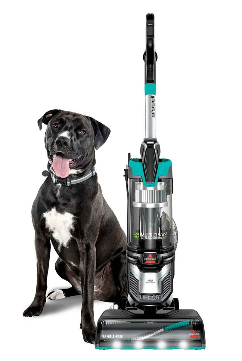Front View Image of Upright Vacuum (With Doge)