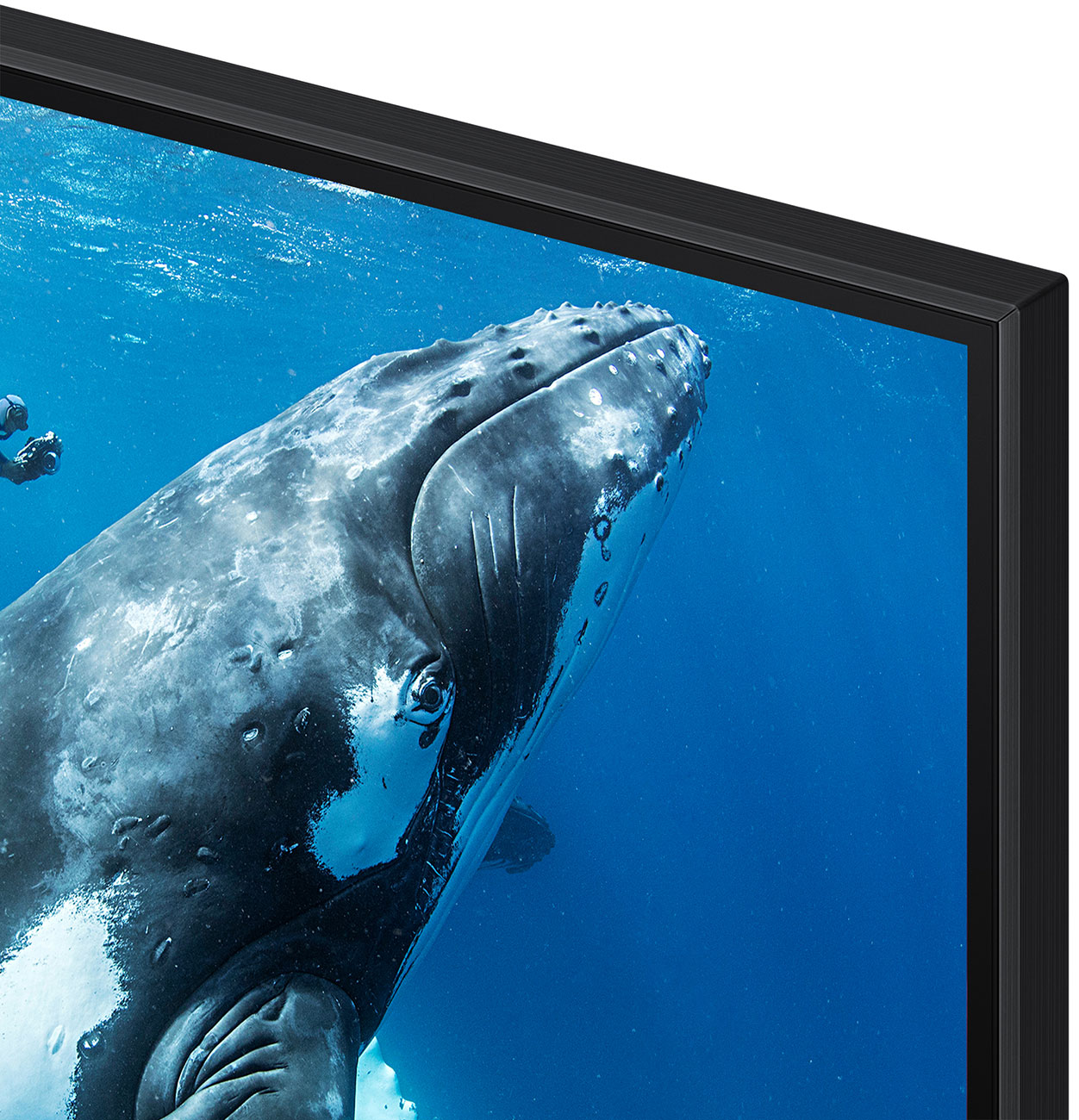 Close Up View Of The TV Bezel