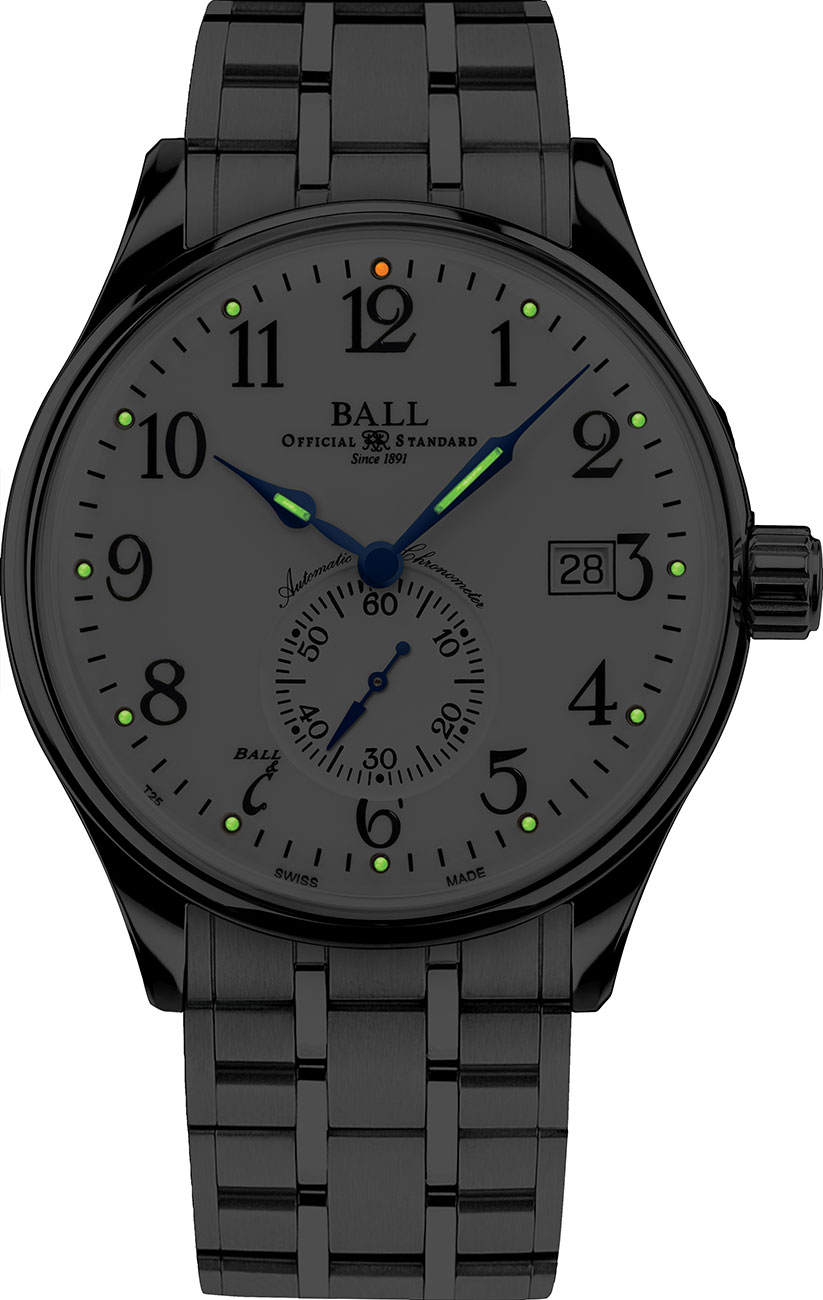 Ball Trainmaster Standard Time Mens Watch NM3888DS1CJWH