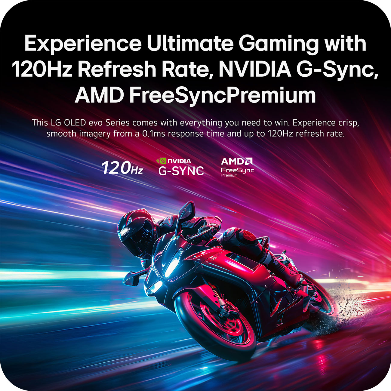 Infographic View of LG OLED LG Gaming Feature