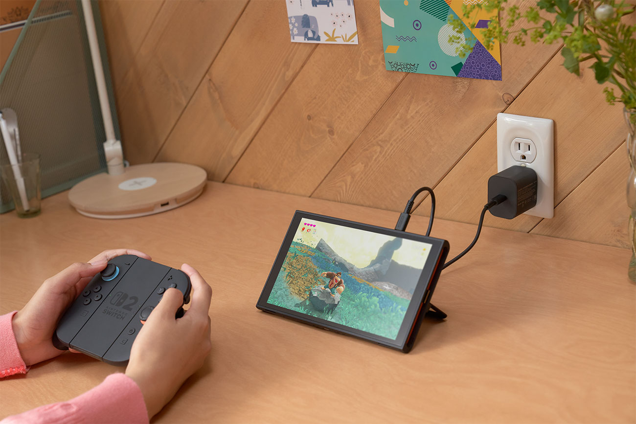 View Of Console On Desk While Charging