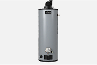 Grey power vent water heater