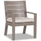 Sunset West Laguna Dining Chair in Driftwood | Canvas Flax Sunbrella