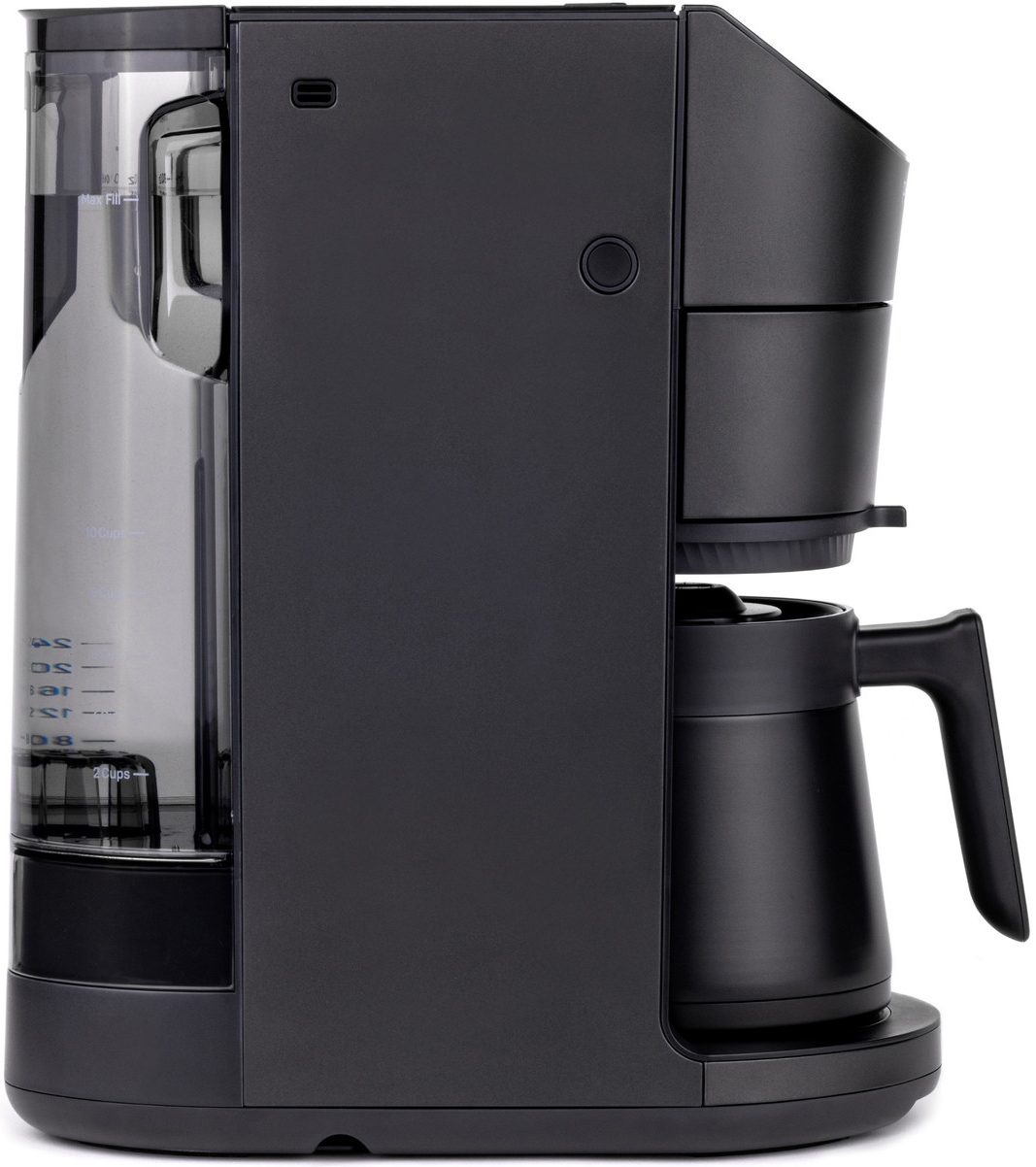 Side view of GE Profile Coffee Maker