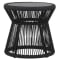 Sunset West Milano End Table in Charcoal Grey | Granite Stone