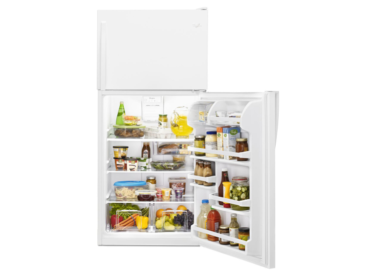 Whirlpool ADA 18.15 Cu. Ft. Top-Freezer Refrigerator 30-Inch Wide in White - WRT318FZDW