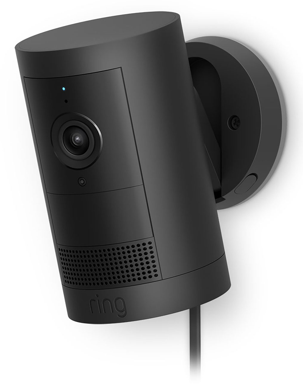 Front Right View of Ring Security Camera Mounted